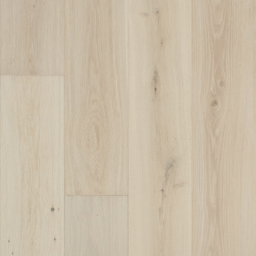 Close-up of Beach Oak wideboard timber flooring with light sandy tones and a smooth, non-reflective matte finish.