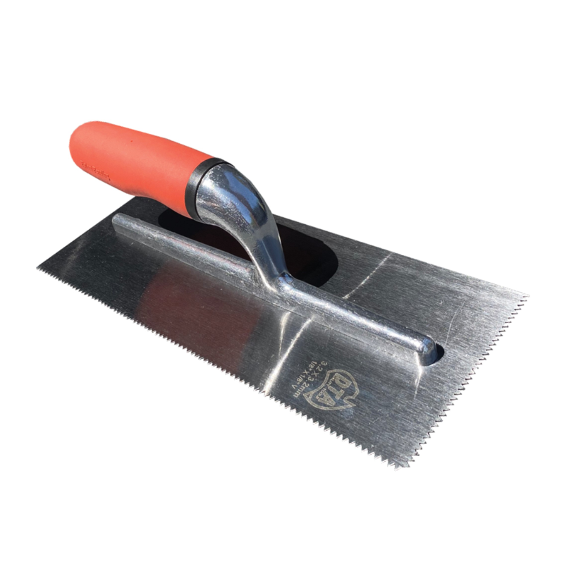 DTA 3.2mm V-Notch Trowel For Carpet