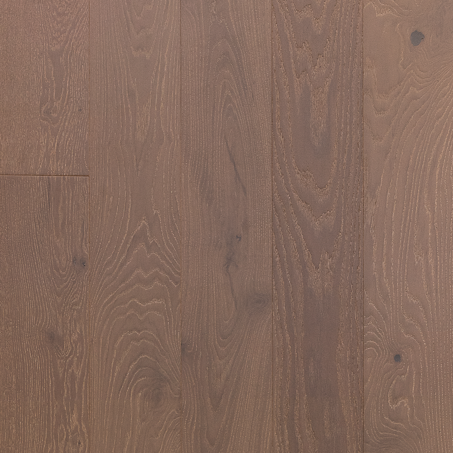 Corfu European oak timber flooring with light whitewashed tones and a matte finish for a modern Mediterranean home.