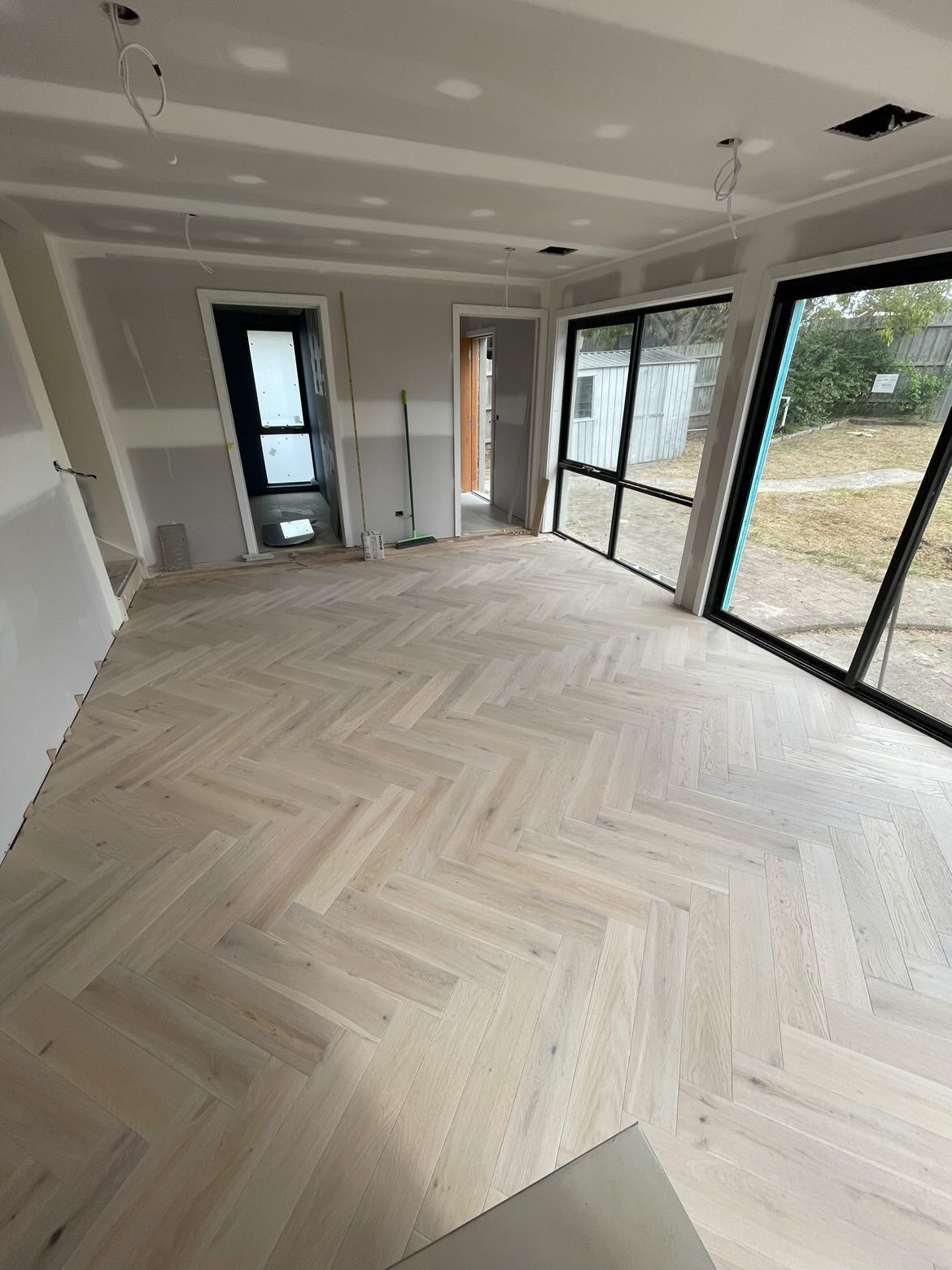 Beach Oak Timber Flooring Herringbone