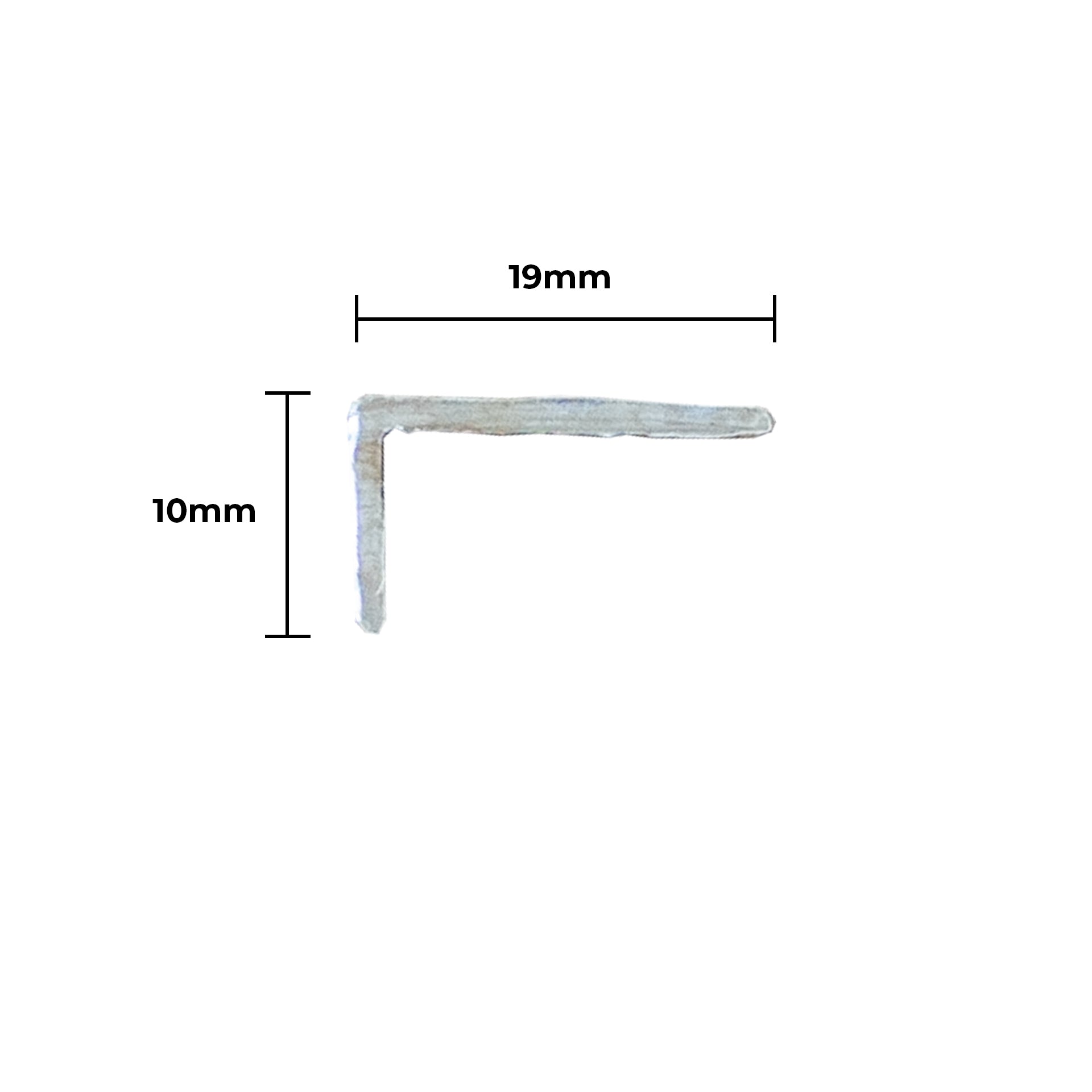 Champagne Multi Angle End Trim, a versatile strip for capping floor edges at various angles.