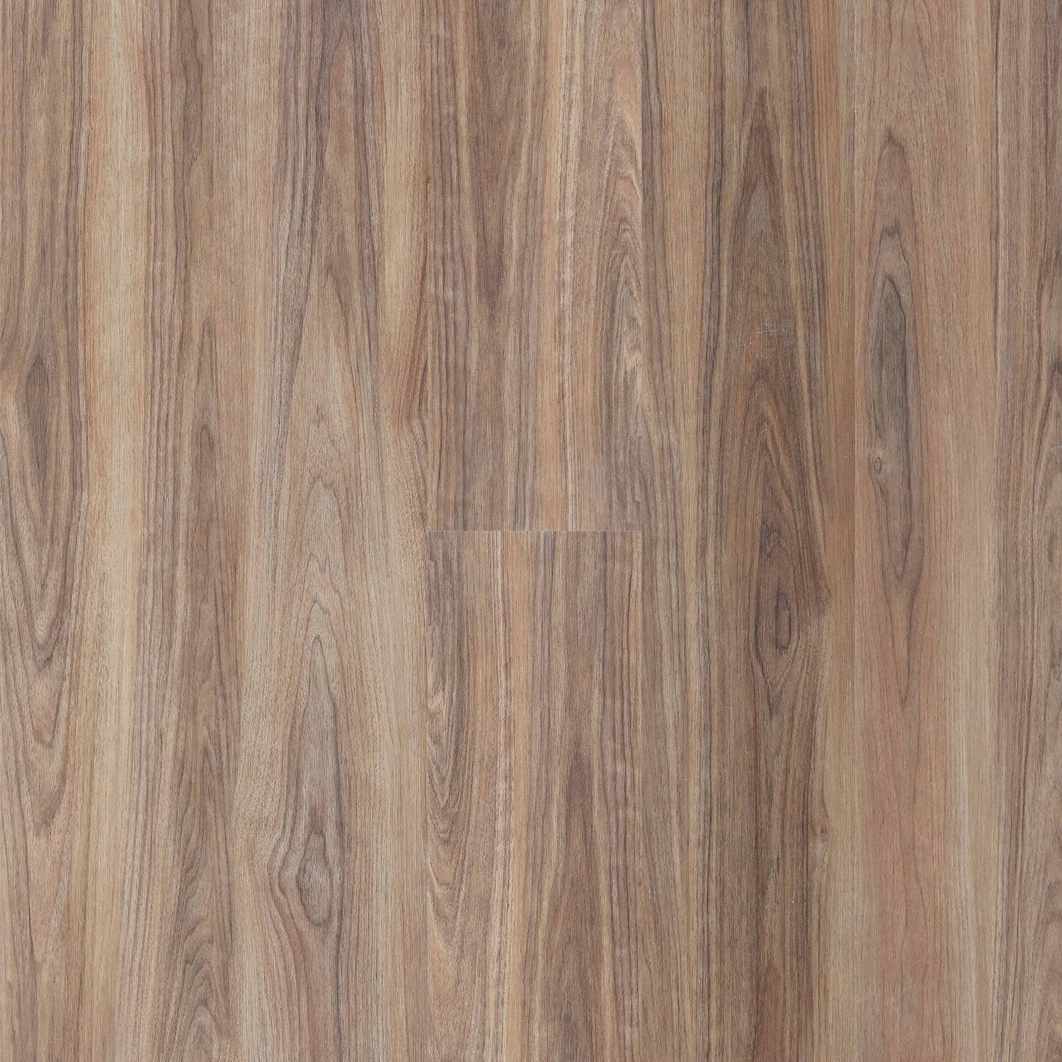 Chestnut vinyl flooring, smooth matte. Durable luxury vinyl planks with realistic chestnut hardwood grain texture.