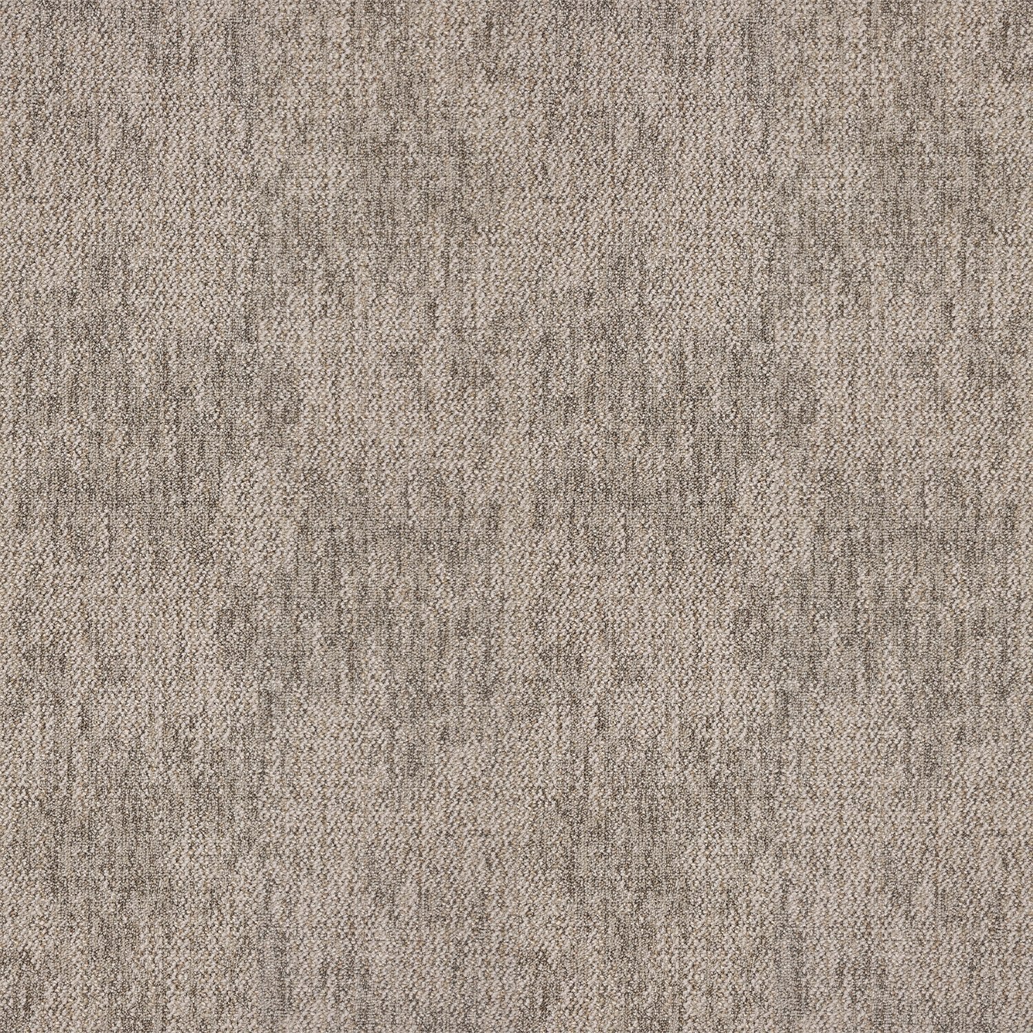 A close-up view of a beige carpet sample.