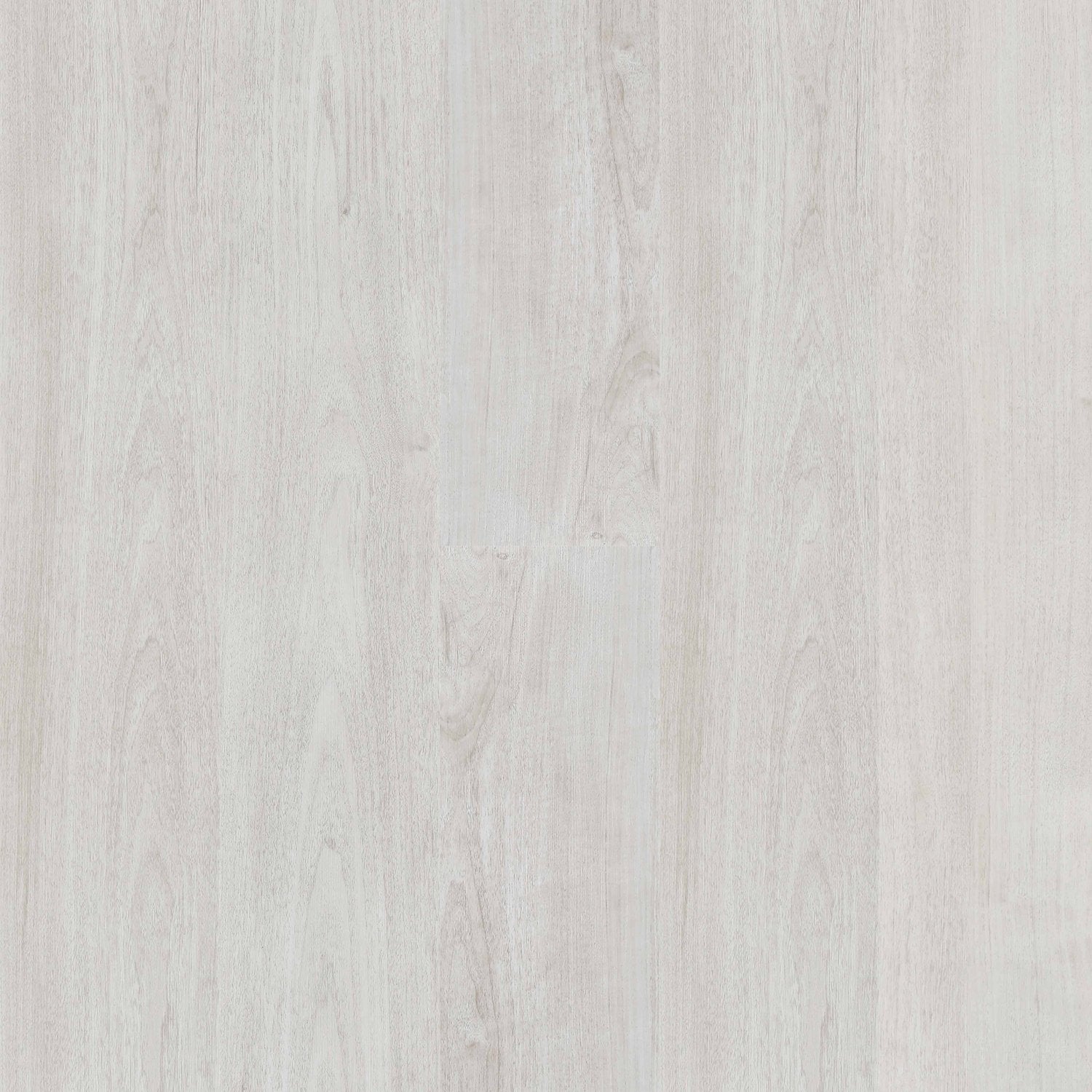 Snow vinyl flooring, smooth matte. Durable white-toned luxury vinyl planks with realistic light hardwood texture.
