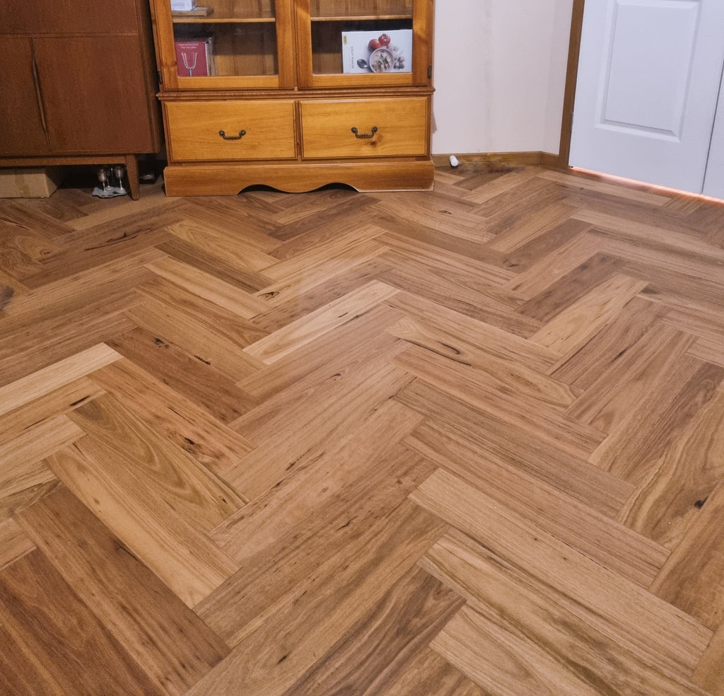 Blackbutt Timber Flooring Herringbone