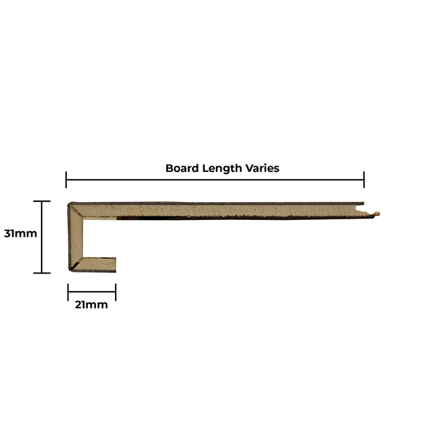 Custom Hybrid Flooring Stair Nose