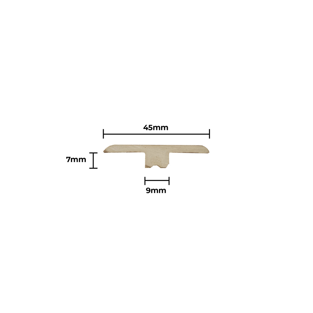 Chestnut T-Mould Hybrid Flooring Expansion Trim 8mm