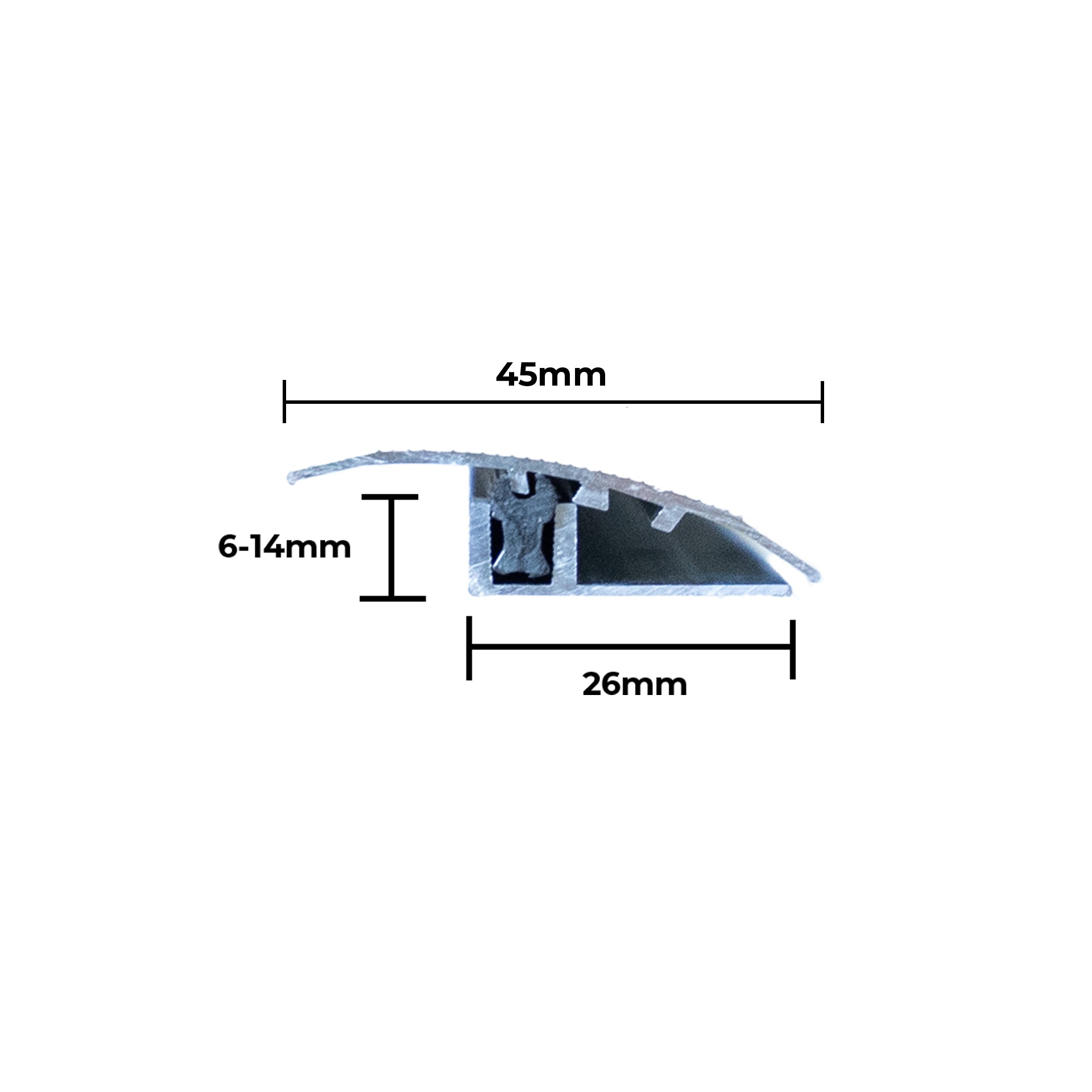 Oyster Universal Transition Floor Trim