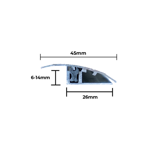 Oyster Universal Transition Floor Trim