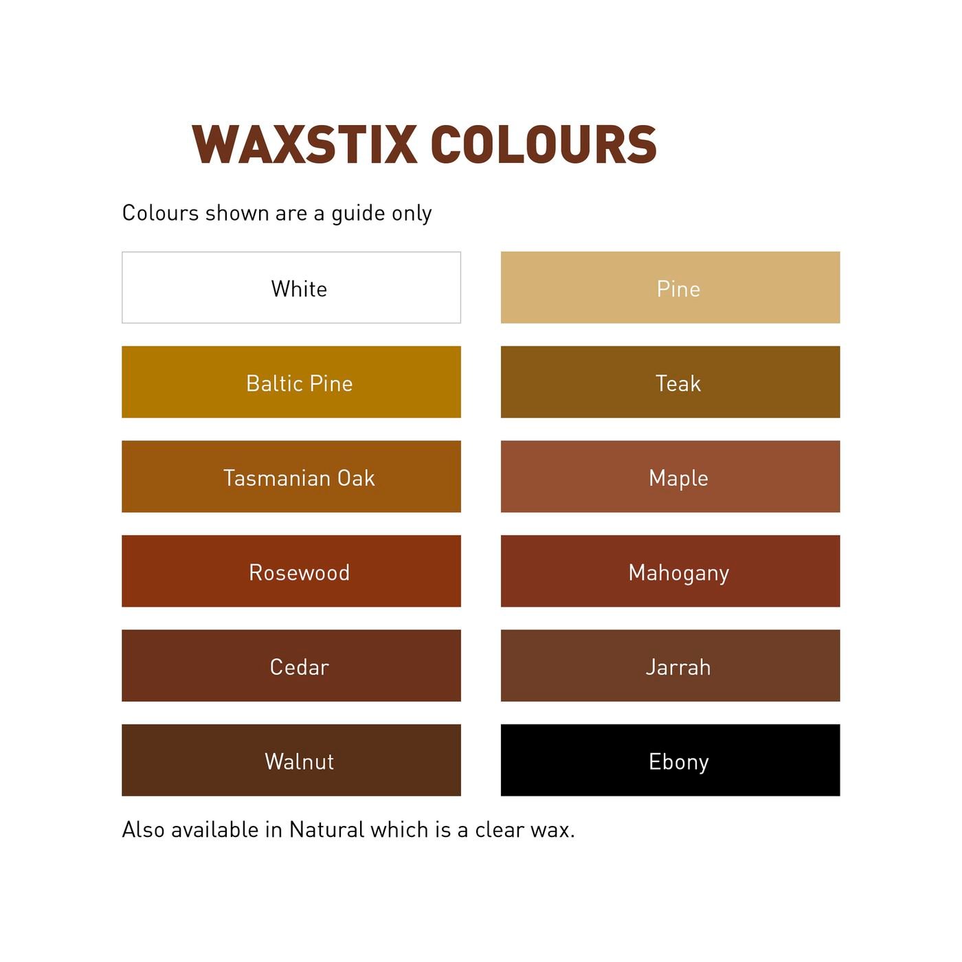 Earl's Waxstix Timbermate Floor Repair Crayon